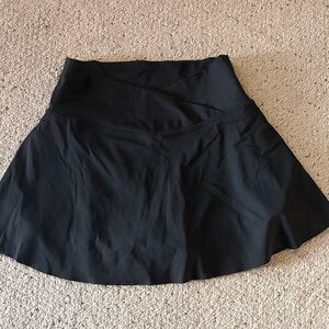 Athletic Black Women's Skirt with built in shorts